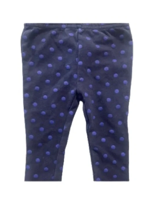 Carter's Baby Blue with polka Dot Leggings Size 3 Month