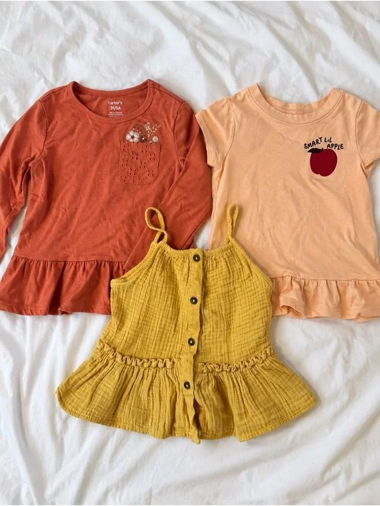 Carters Cat & Jack Girls Tops 3T