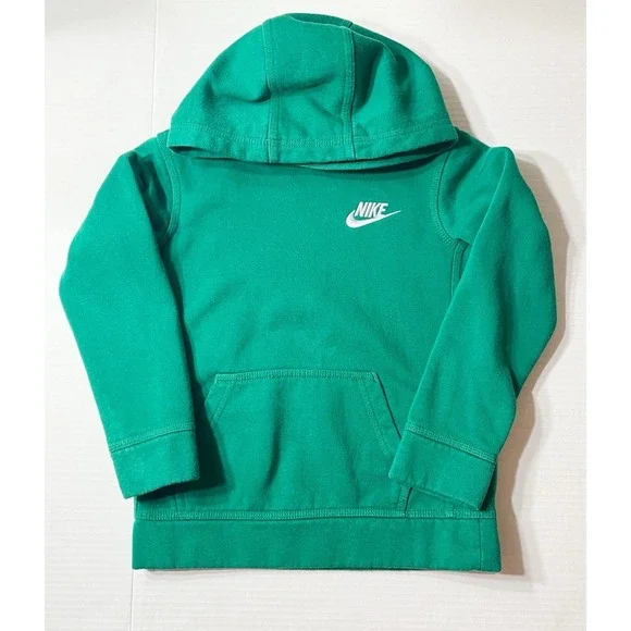 Nike Essentials Hoodie Green Toddler Large 6-7 Years Sportswear NSW Athletic‎