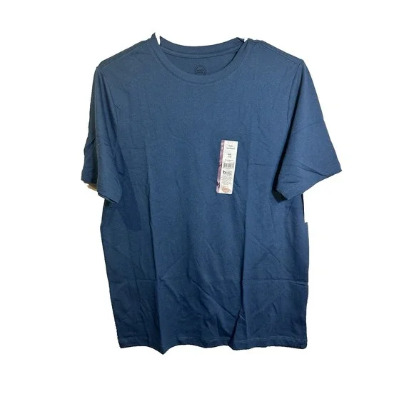 wonder‎ nation boys blue short sleeve crew neck shirt size XXL 2XL 18