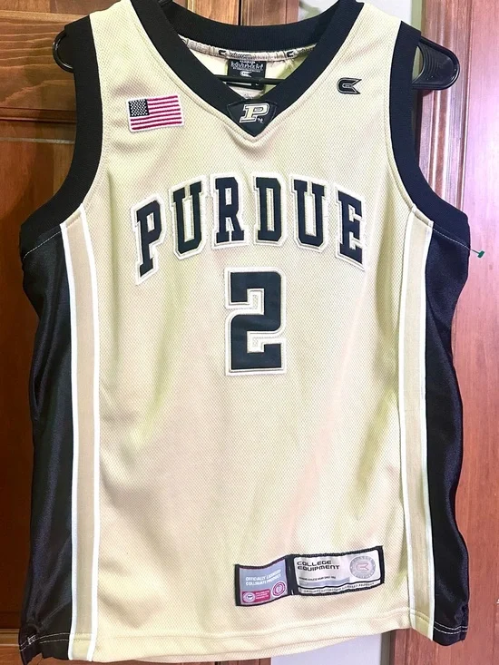 This is a Youth size Large Purdue Boilermakers jersey featuring the number 2