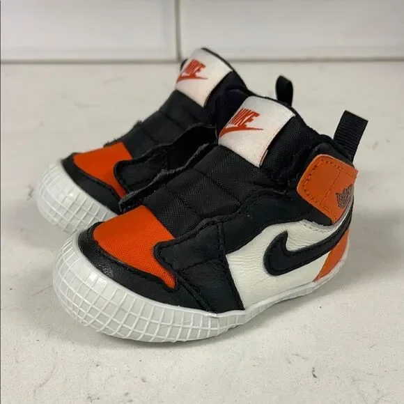 2019 Air Jordan 1 Crib Bootie 'Shattered Backboard' Size 3C AT3745-108