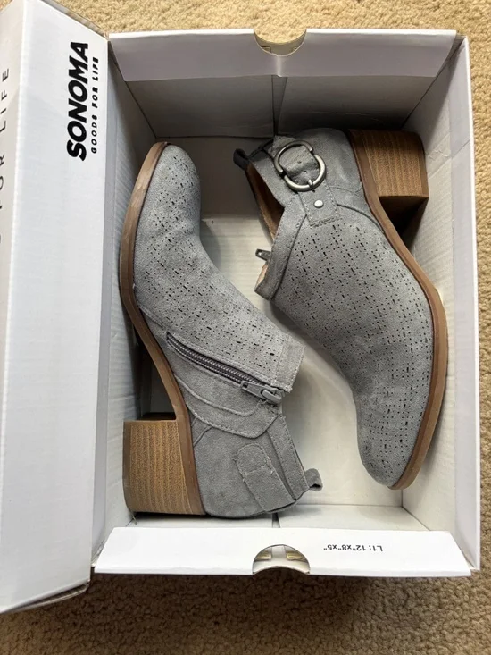 Sonoma Vitalize by Ortholite, Women’s Chisel Boots With Box (Size 7.5)