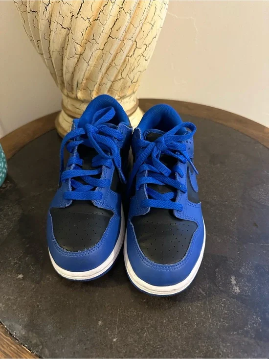 Nike Kids Royal Blue and Black Low-Top Sneakers