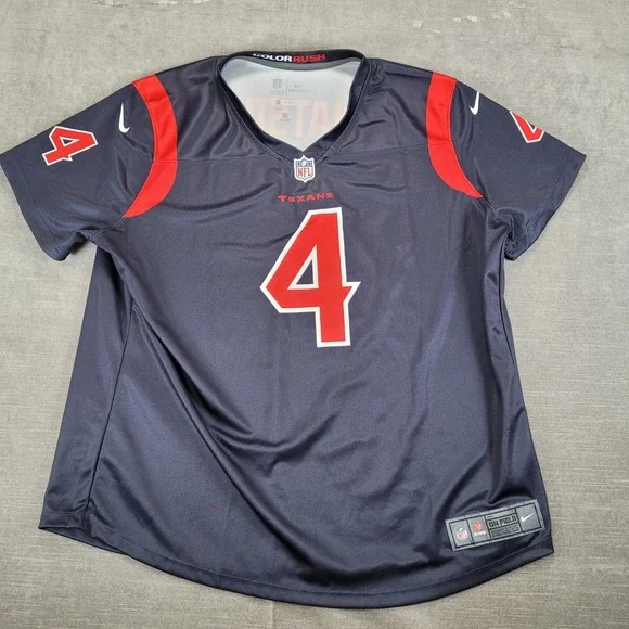 Nike Houston‎ Texans NFL Color Rush #4 Watson Jersey Youth XL Kids