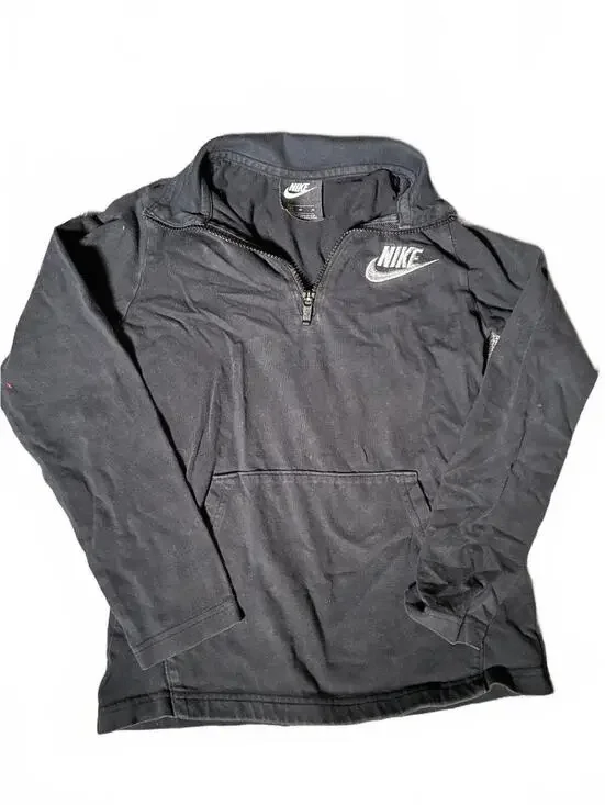 Kids Black Nike Jacket Vintage Size Medium Swoosh