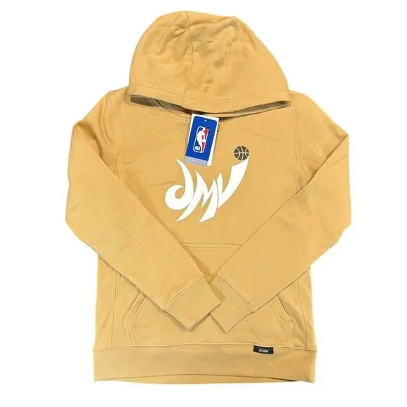 NWT Nike NBA Washington Wizards Pullover Hoodie, Youth Medium (10/12), Tan