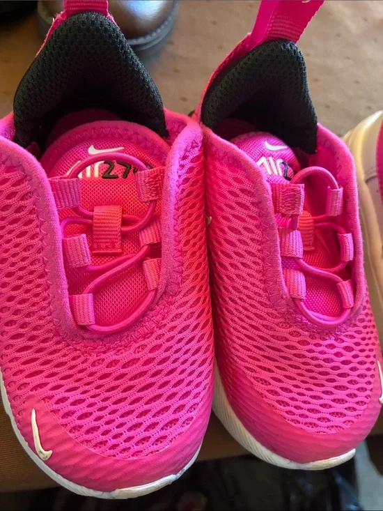Nike Kids Hot Pink Slip-On Mesh Sneakers