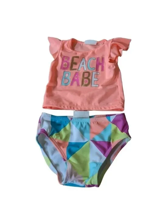 Crazy 8 Beach Babe 2 piece bathing suit Size 6-12 months