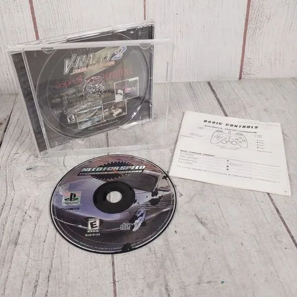 Need for Speed Porsche Unleashed Sony PlayStation 1 PS1 Game Disc TESTED WORKING