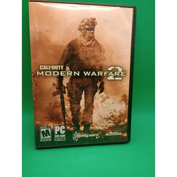 Call of Duty Modern Warfare 2 MW2 PC CD-ROM 2 DISC Windows XP