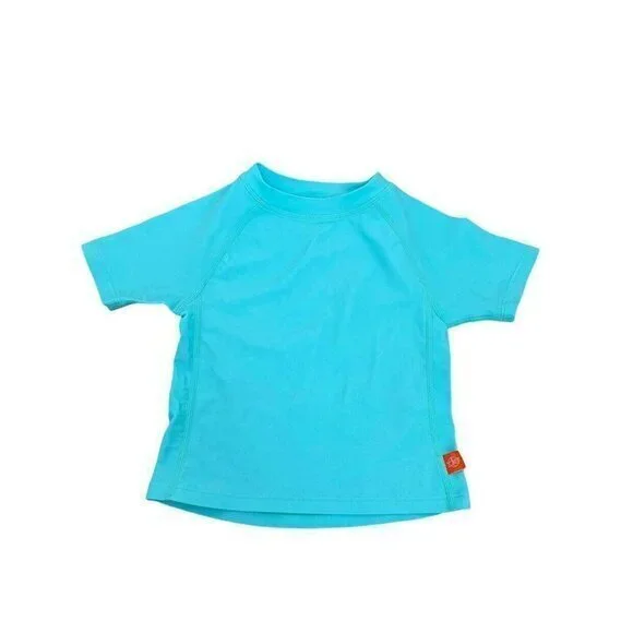 Aqua Blue Short Sleeve Rashguard