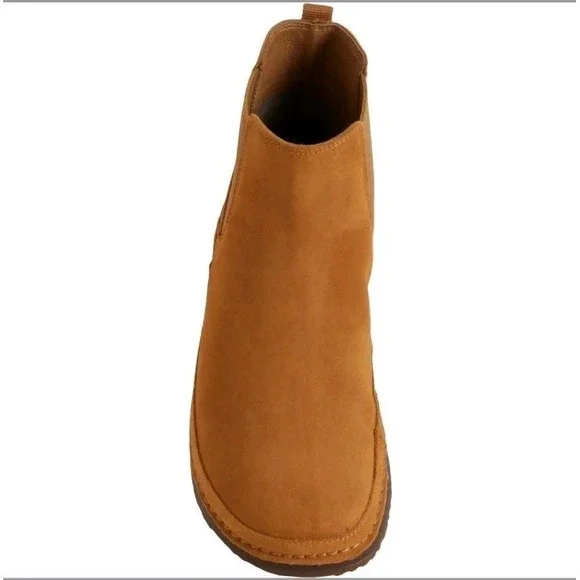 Womens Chaco Paonia Chelsea Ankle Boots 6 Waterproof Suede Leather Tan Caramel