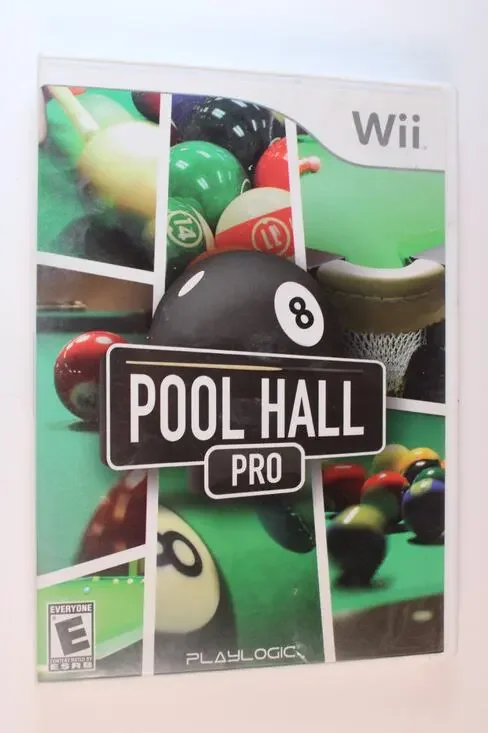 Pool Hall Pro (Nintendo Wii, 2009) Authentic, Complete, Tested/Works