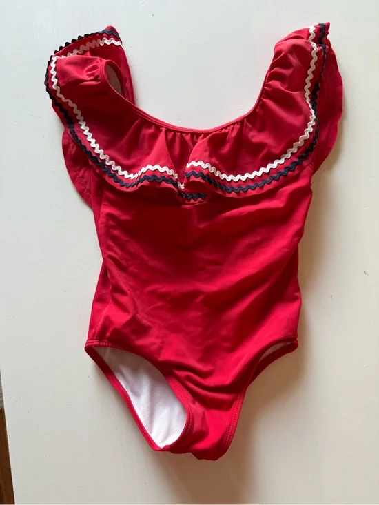Janie and Jack Girls Americana Swimsuit