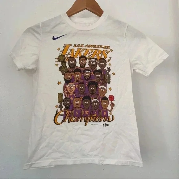Nike Los Angeles‎ Lakers Championship Roster Boys 10/12y M 2020 Finals Graphic
