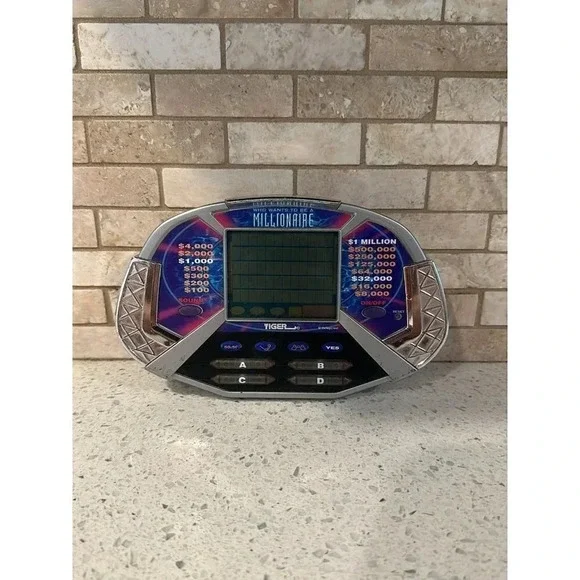 Who Wants To Be A Millionaire Game Electronic Handheld 2000 Tiger bj‎