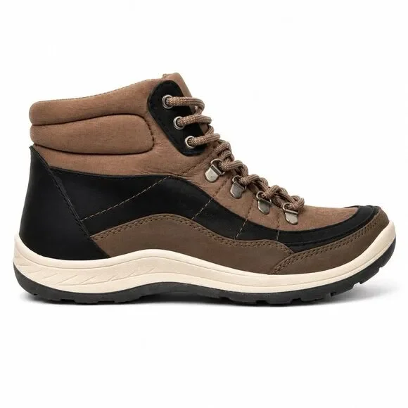 Baretraps Kamber Women Size 9 Brown Black Hiking Boots Rebound Lace Up Outdoor