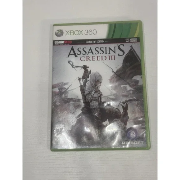 Assassin's Creed 3 Xbox 360 CIB Complete Tested Ubisoft