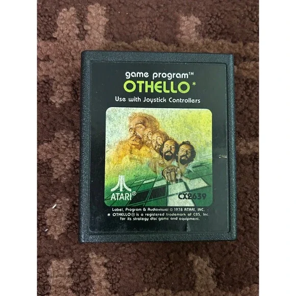 Atari 2600 Othello Game Cartridge CX2639 Vintage‎ 1978 Strategy Video Game