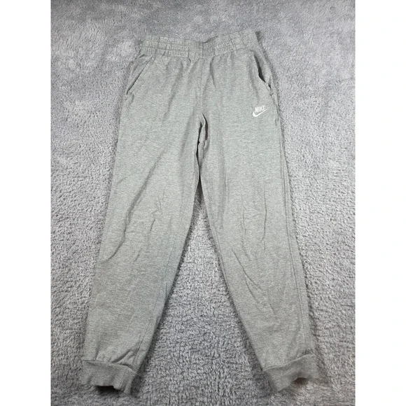 Nike Kids Sportswear Sweatpants Heather Gray Embroidered Logo Boys Girls‎ L Gym