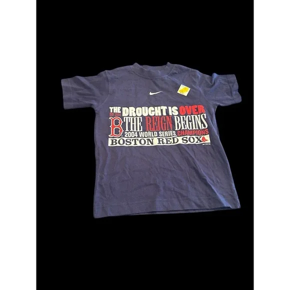 Boston Red Sox Vintage Nike Kids Size 6‎ T-Shirt 2004 World Series