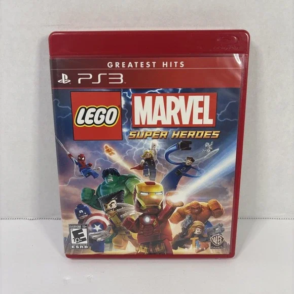 LEGO Marvel Super Heroes Sony PlayStation 3 PS3 Greatest Hits Red Case CIB