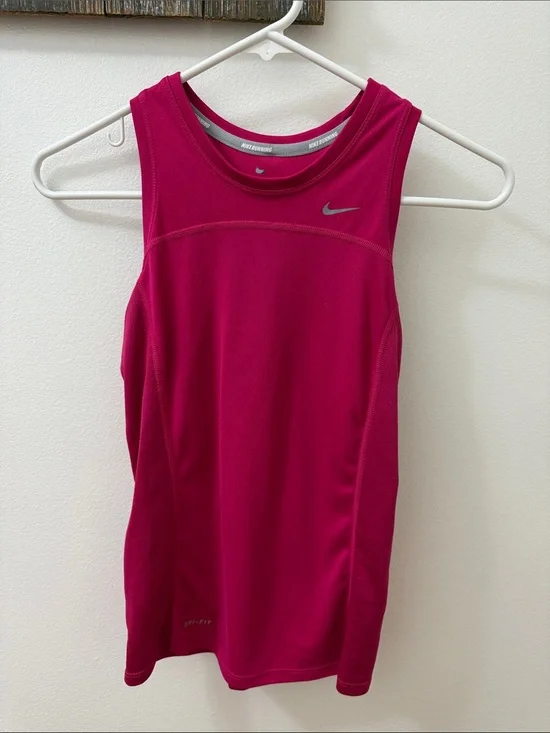 Nike girls  Bright Fuchsia Dri-FIT Sleeveless Training Tank