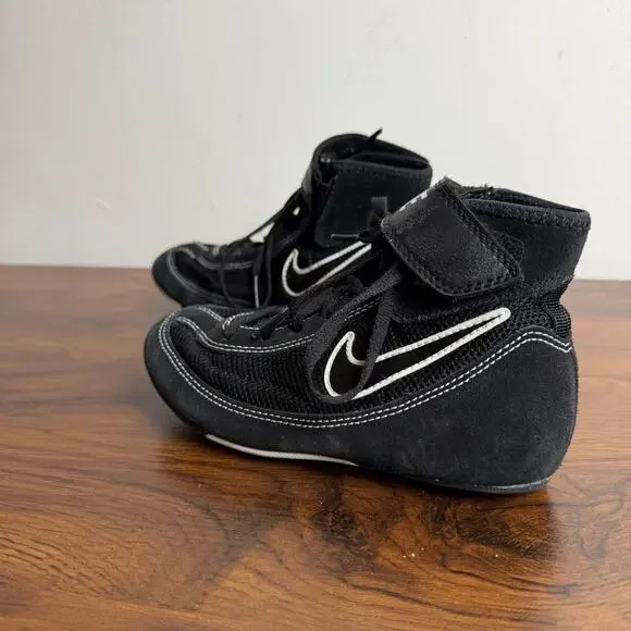 Nike‎ Speed Sweep VII Black Wrestling Shoes Size Y 1