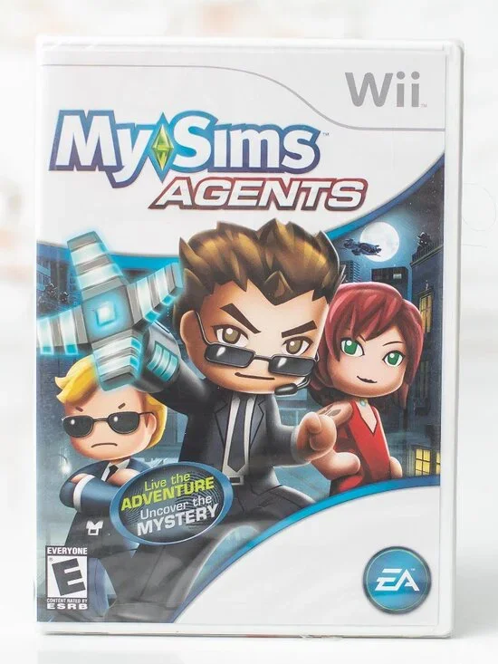 MySims Agents Nintendo Wii 2009 EA Complete w/ Case Manual Disc NEW SEALED
