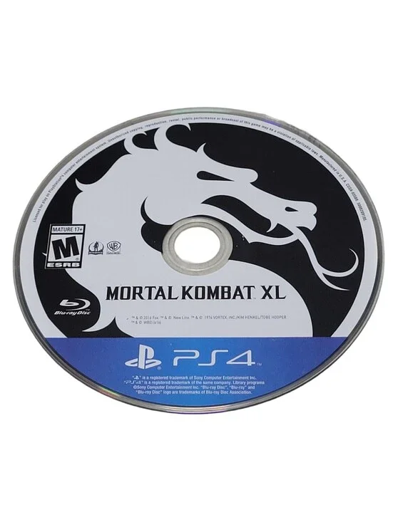 Mortal Kombat XL Sony Playstation 4 PS4 Disc Only
