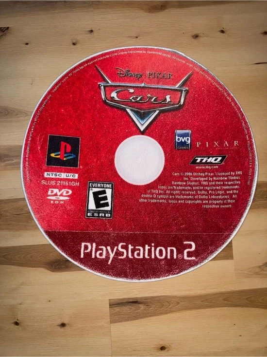 Cars 2 PlayStation Disc Design Rug