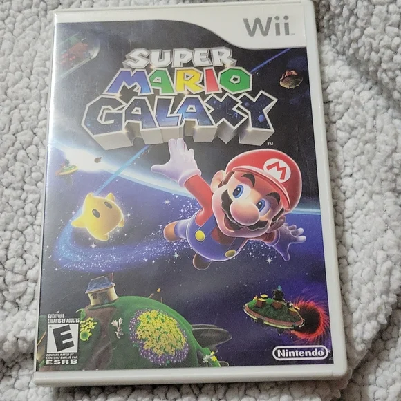 Wii Super Mario Galaxy video game
