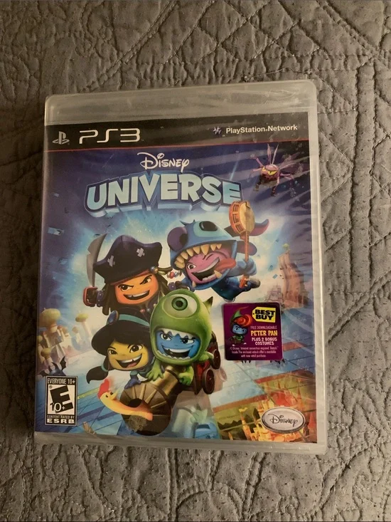 Disney Universe PS3 Game with Blue & Green Hero Artwork
