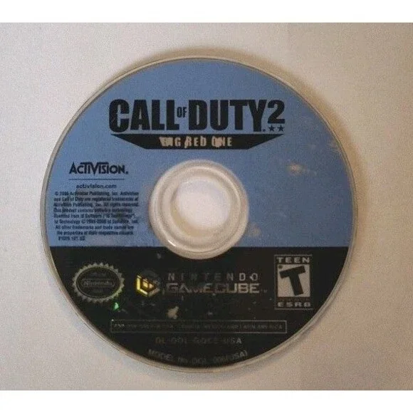 Call of Duty 2: Big Red One (Nintendo GameCube 2005) Disc Only - UNTESTED