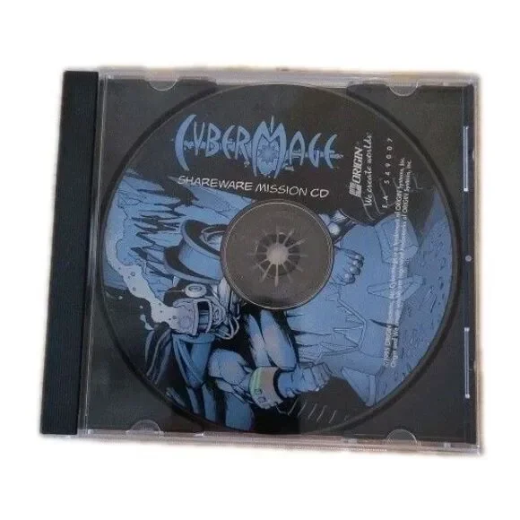 CyberMage: Shareware Mission CD(PC, 1995) CD ROM Computer Game Disc Only