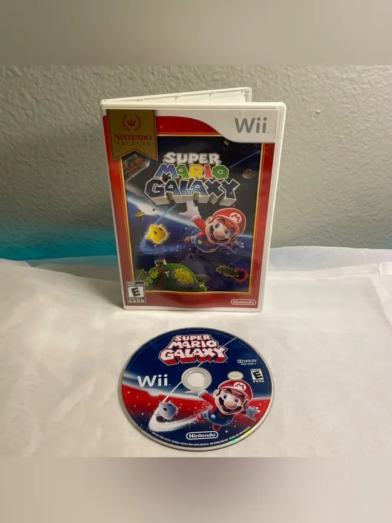 Super Mario Galaxy - Nintendo Wii Nintendo Selects 2011 No Manual Tested & Works