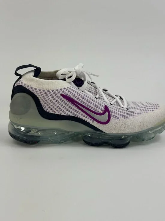 Nike Air Vapormax 2021 FK GS 'White Metallic Silver' DB1550-105 size 6.5 Y / 8 W