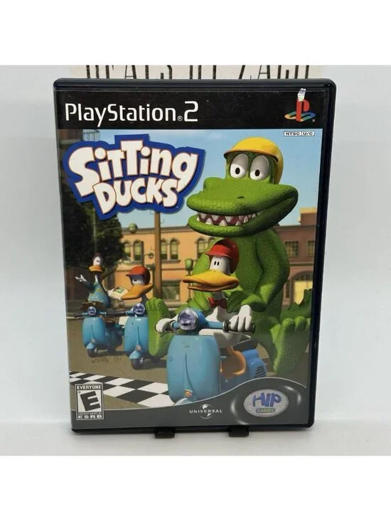 Sitting Ducks (Sony PlayStation 2 Black Label, 2004) Case And Disc Only Tested!