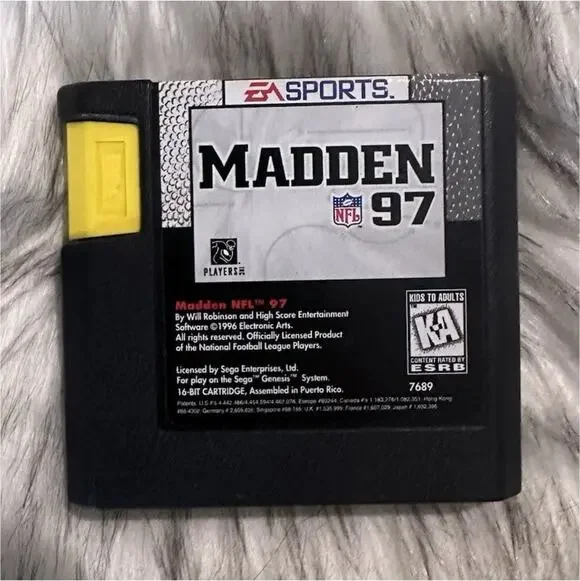 EA SPORTS Madden NFL 97 Game Cartridge for Sega Genesis KA-Kids to Adults