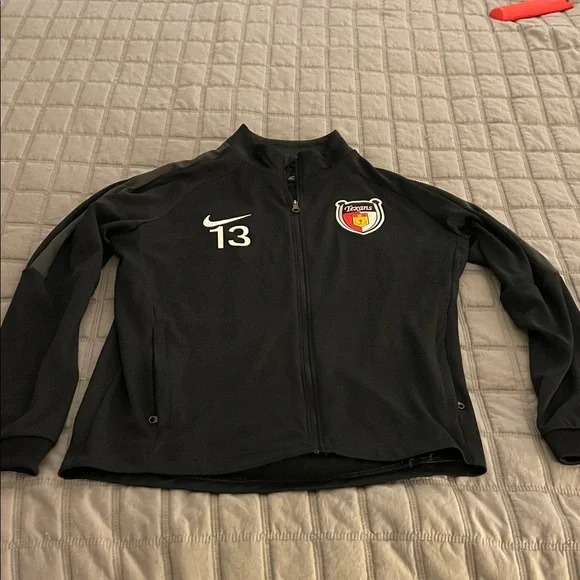 NWOT Nike Black Full-Zip Jacket with Texans logo
