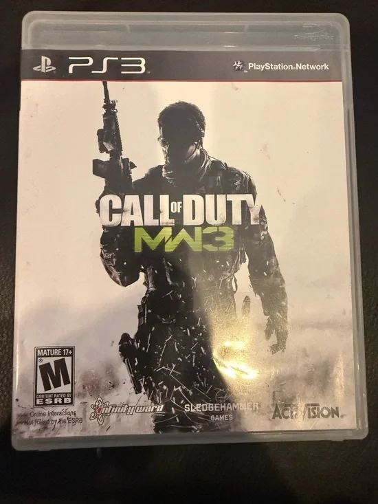 Call of Duty: MW3 (PS3) - Black & White Cover