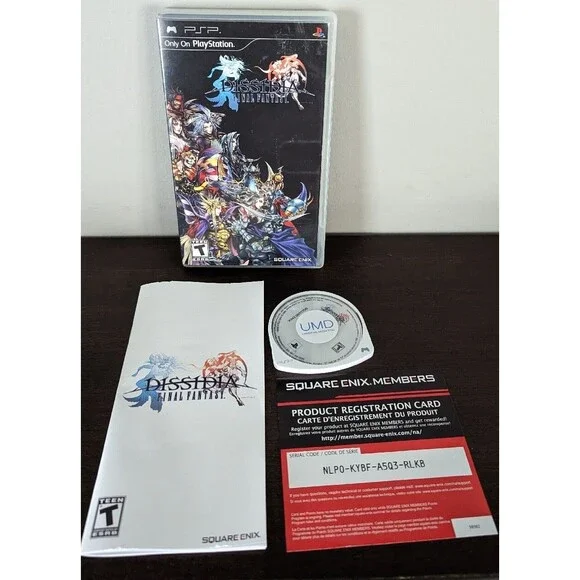 Sony PSP Final Fantasy Dissidia Complete CIB Tested