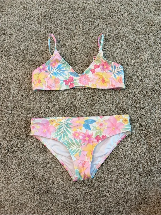 Billabong Floral Pastel Two-Piece Bikini Set