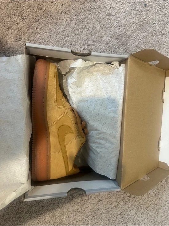 Wheat Air Force 1 Low with Gum Bottom