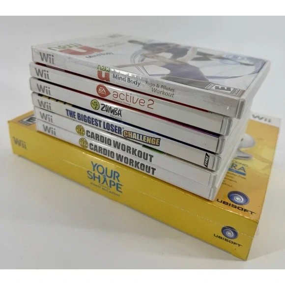 Your Shape Active 2 Cardio Workout New U Zumba Nintendo Wii Video Game Bundle