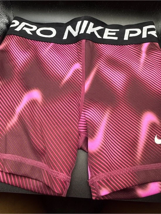 Nike Pro Pink Dri-FIT Athletic Shorts