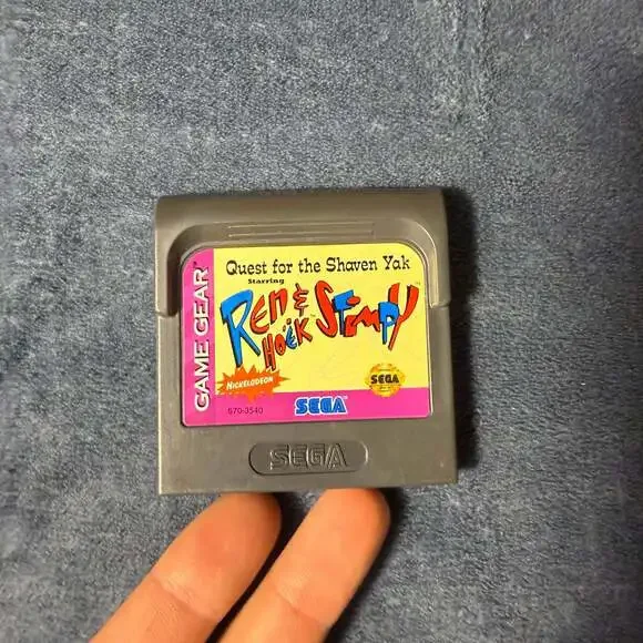 Quest for the Shaven Yak starring Ren Hoëk & Stimpy Sega Game Gear
