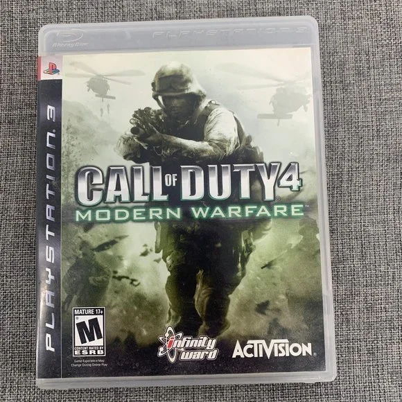 PS3 Call of Duty‎ 4 Modern Warfare Mature 17+ Playstation 3
