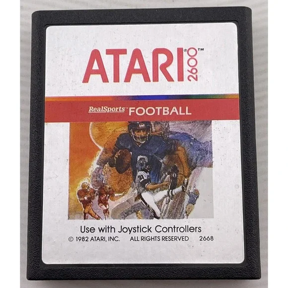 Realsports‎ Football ATARI 2600 ~ 2668, 1982 ~ Untested